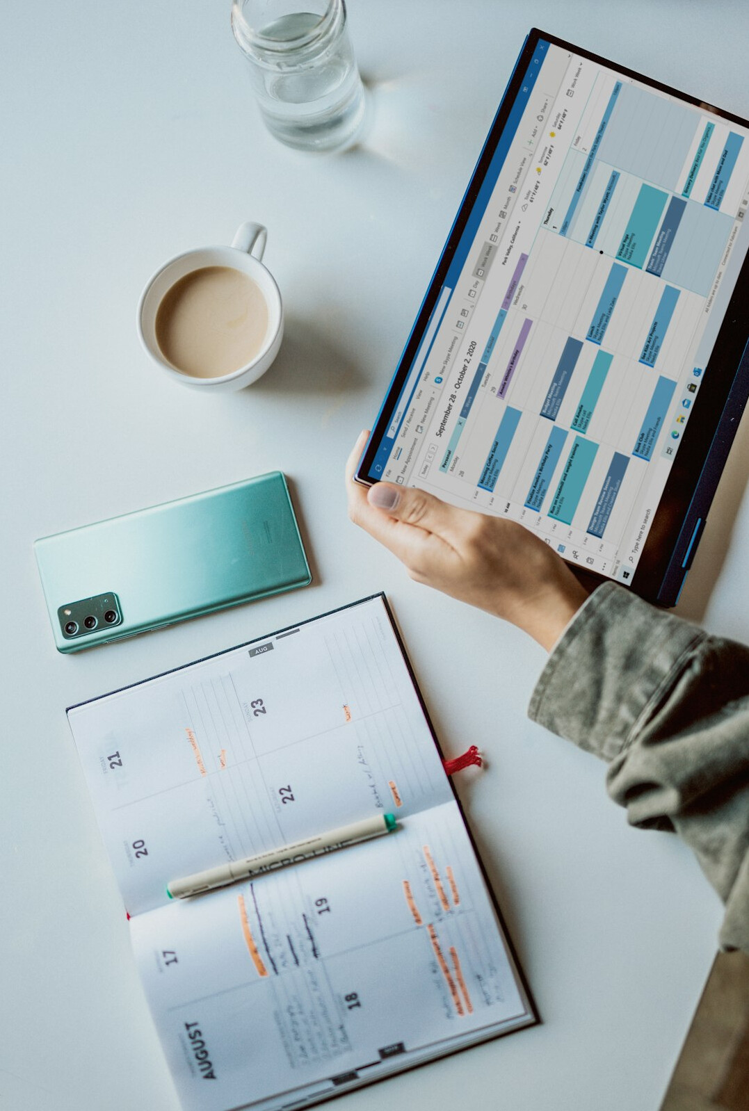 overview of productivity charts