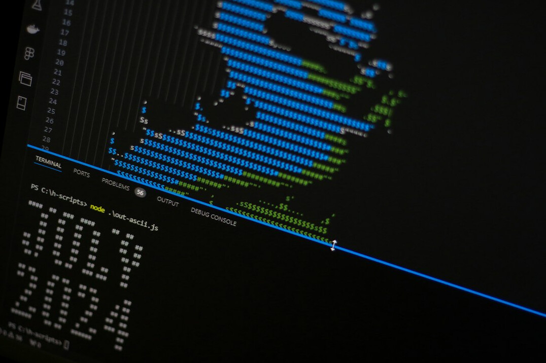 data visualization on screen