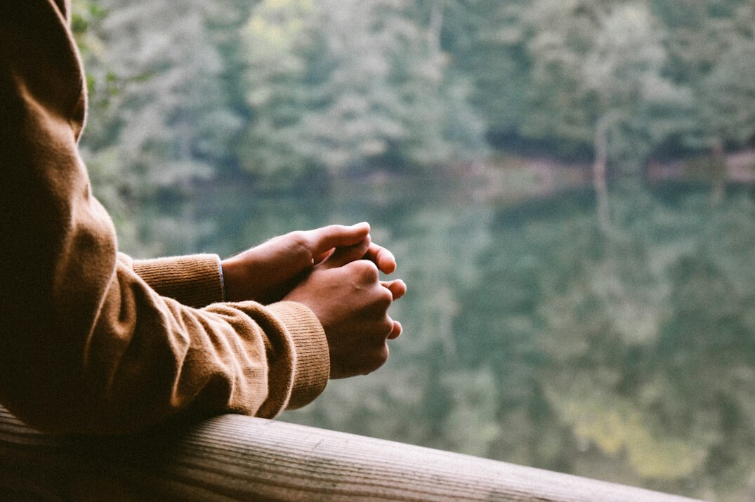 individual reflecting on progress