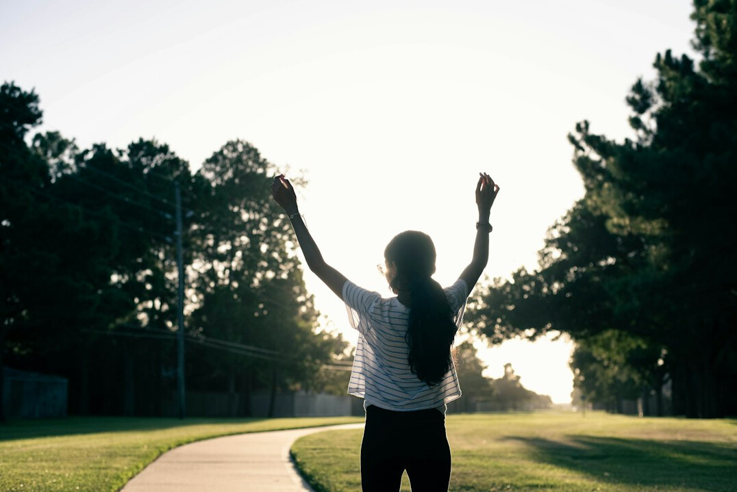 person transforming habits