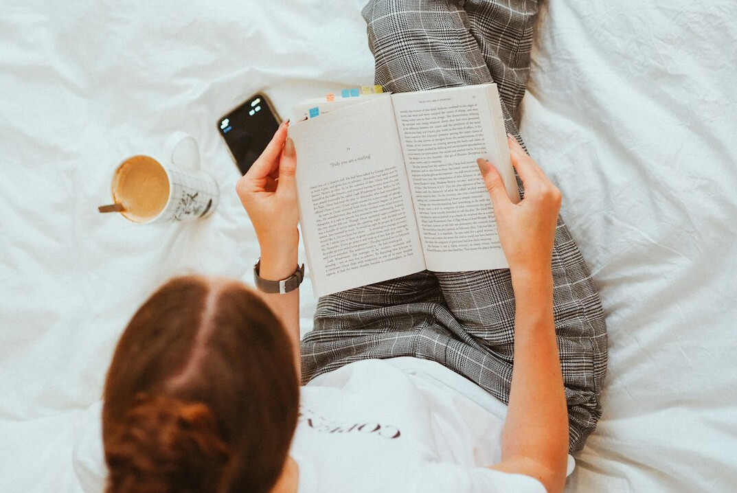 person reviewing daily habits